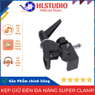 Kẹp Giữ Đèn Đa Năng Super Clamp - Sử Dụng Linh Hoạt HL Studio
