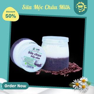 Sữa chua nếp cẩm mộc châu 1 hũ 160 gram và 120g