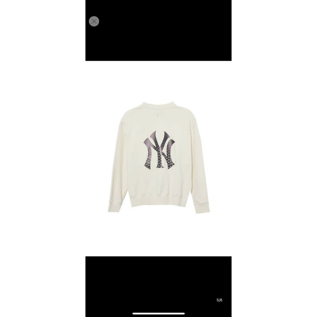 Áo Sweater Nam Nữ Unisex MLB Hàng Xuất Dư Chất Liệu Cao Cấp Thiết Kế Logo NY LA 3 Màu Trắng Đen Xanh Đen
