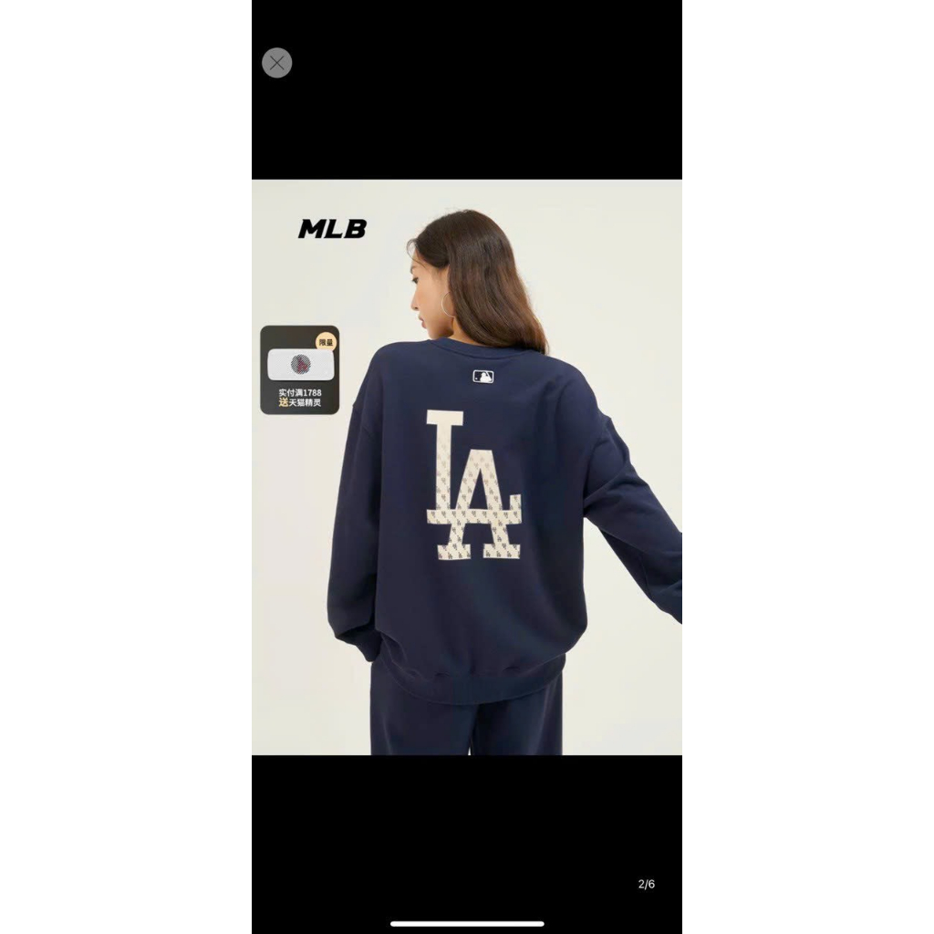 Áo Sweater Nam Nữ Unisex MLB Hàng Xuất Dư Chất Liệu Cao Cấp Thiết Kế Logo NY LA 3 Màu Trắng Đen Xanh Đen