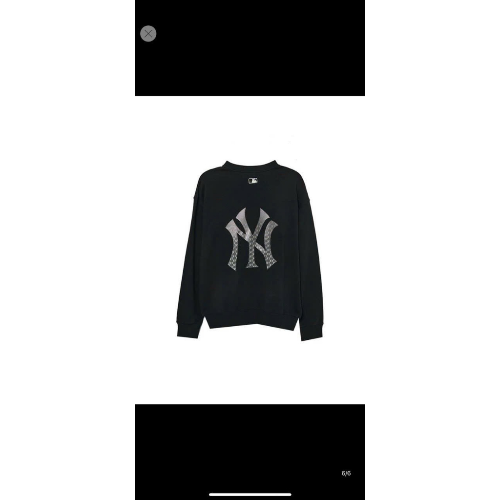 Áo Sweater Nam Nữ Unisex MLB Hàng Xuất Dư Chất Liệu Cao Cấp Thiết Kế Logo NY LA 3 Màu Trắng Đen Xanh Đen