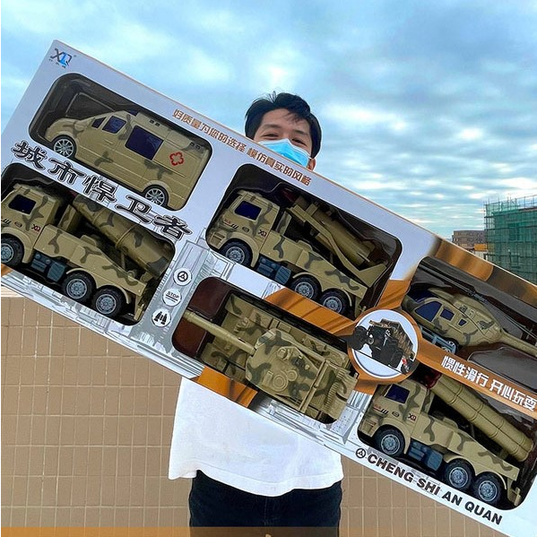 Set 6 Xe Cảnh Sát Đồ Chơi Size To Cho Bé, Xe Ô Tô Cho Bé, Xe Công Trình, Cứu Hoả, Cảnh Sát, Quân Sự, Cứu Hộ, Xây Dựng