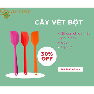 Cây vét bột silicon chịu nhiệt - HÀNG DÀNH CHO KHUYẾN MÃI