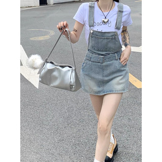 Yếm jean kèm nịt