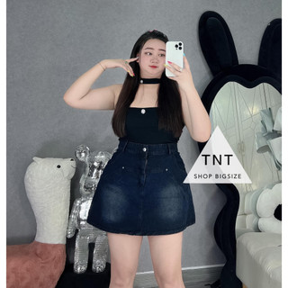 CHÂN VÁY JEAN FORM A  [TNT SHOP BIGSIZE 60KG 90KG]