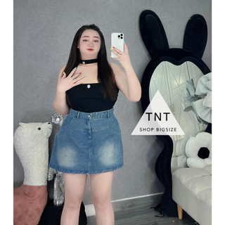 CHÂN VÁY JEAN FORM A  [TNT SHOP BIGSIZE 60KG 90KG]