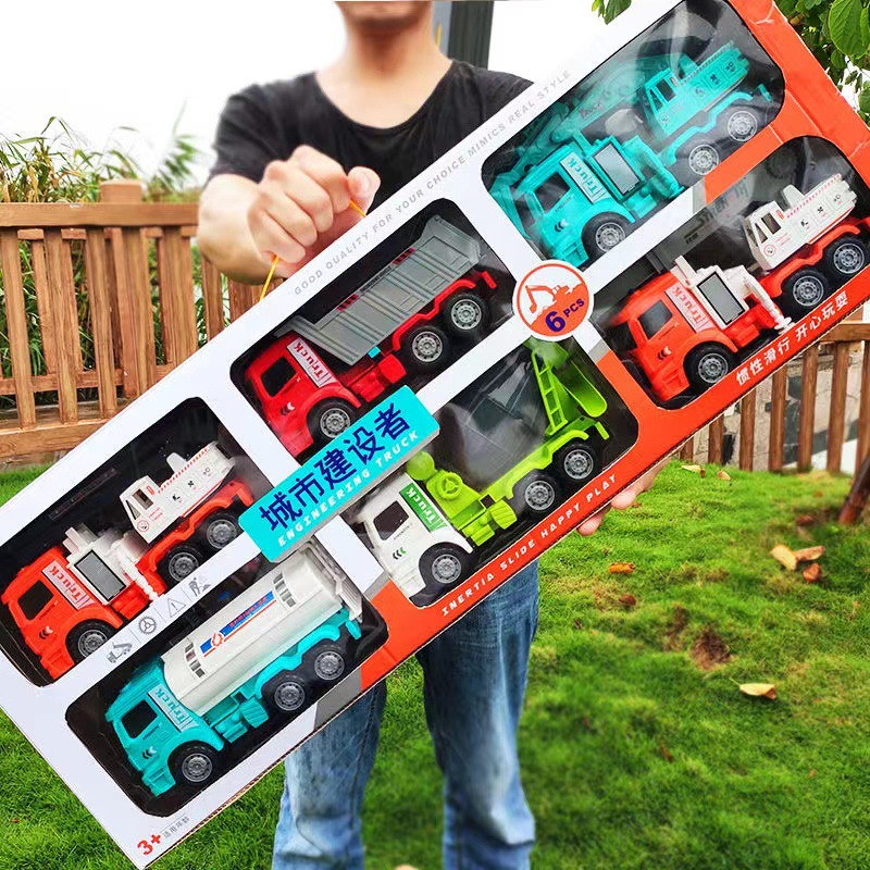 Set 6 Xe Cảnh Sát Đồ Chơi Size To Cho Bé, Xe Ô Tô Cho Bé, Xe Công Trình, Cứu Hoả, Cảnh Sát, Quân Sự, Cứu Hộ, Xây Dựng