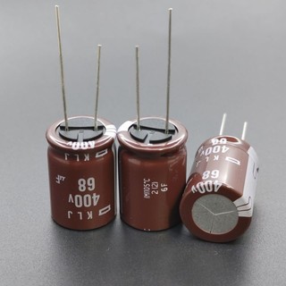 400v 68uf tụ điện nippon chemi-con klj 105°c