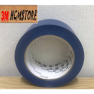 3M 764 MÀU XANH DƯƠNG khổ 25mm dài 33met - BĂNG KEO DÁN NỀN Vinyl CẢNH BÁO keo cao su bám dính tốt khó trầy khó rách