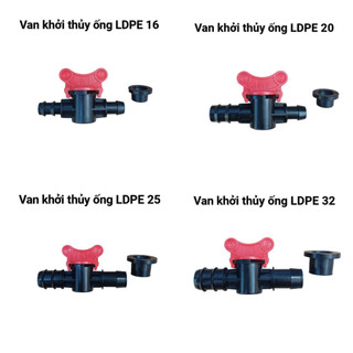 Van khóa khởi thủy 16, Van khóa khởi thủy 20, Van khóa khởi thủy 25, Van khóa khởi thủy 32 có kèm ron