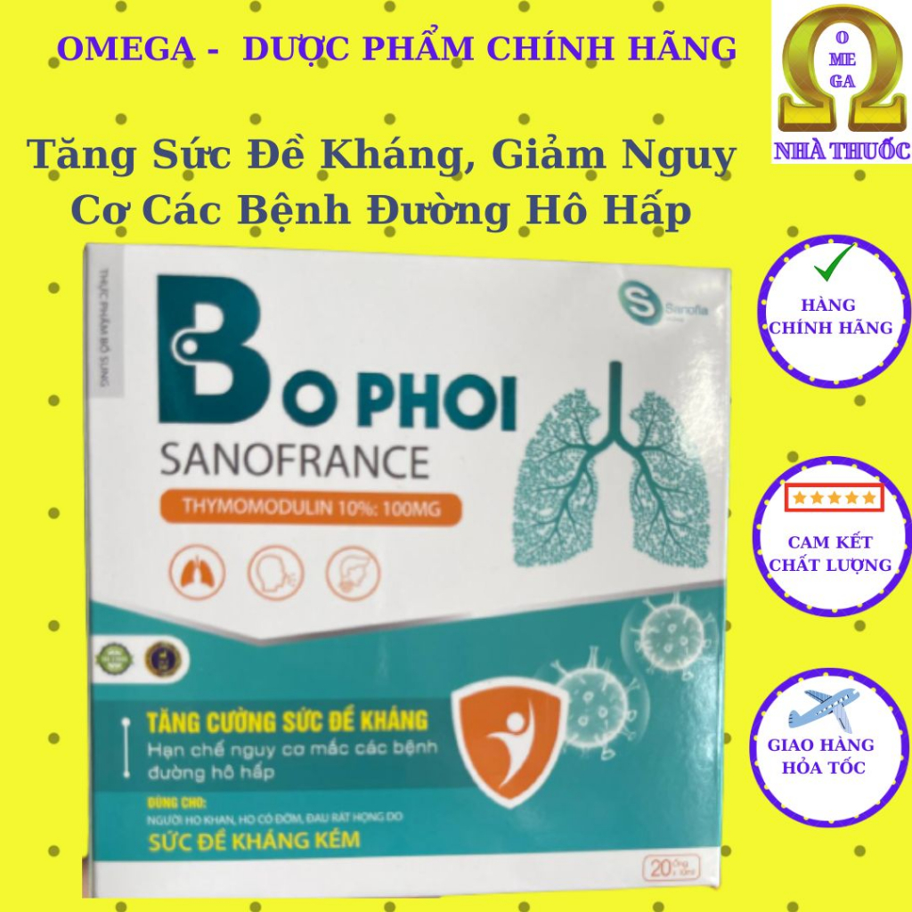 - Tăng Cường Sức Khỏe Đường Hô Hấp, Giảm Các Bệnh Liên Quan Đến Đường Hô Hấp