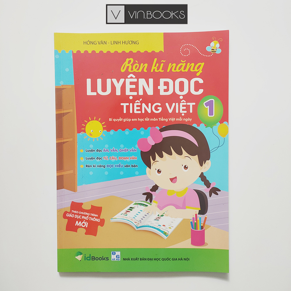 Sách - Rèn Kỹ Năng Luyện Đọc Tiếng Việt 1 - Bí Quyết Giúp Bé Học Tốt Môn Tiếng Việt Mỗi Ngày