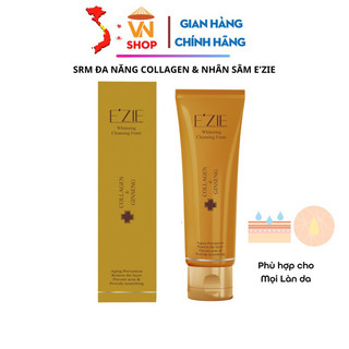 Sữa rửa mặt đa năng ezie sữa rửa mặt ezie collagen & nhân sâm - cam kết chính hãng