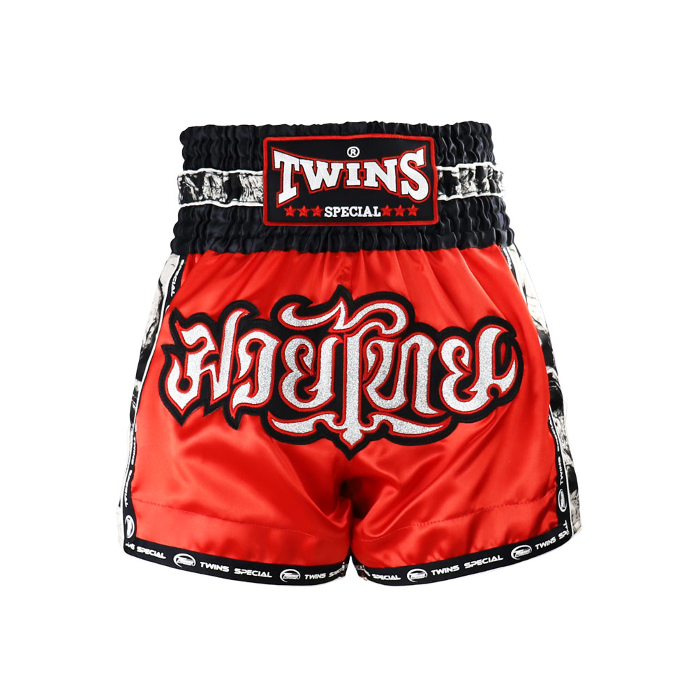 Quần Muay Thai Kick Boxing Chính Hãng Twins Thái Lan Skull Đỏ