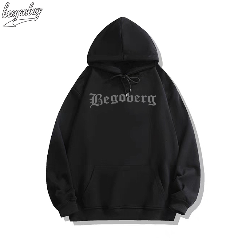 Áo Hoodie Cotton BEEYANBUY áo nỉ tay dài thời trang bigsize in hình unisex 100% cotton-Y0197