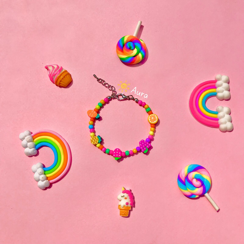 Vòng tay Mix color Handmade bởi Aura