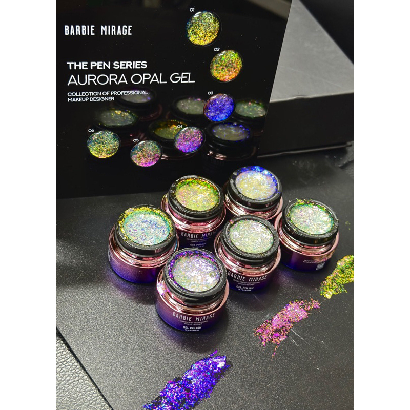 set nhũ khổng tước cao cấp Barbie Mirage 6 hủ tặng luôn bản màu💅💅💅