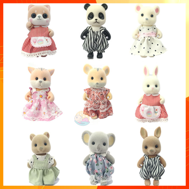 Búp bê đồ chơi koala, đồ chơi gấu nhà hàng phủ nhung cao cấp, có đi kèm quần áo váy