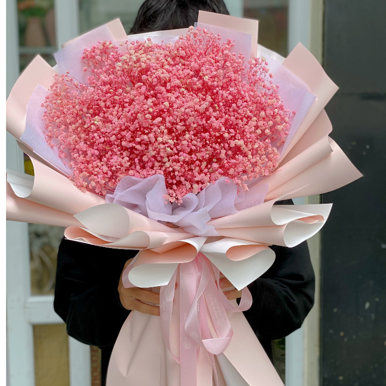 BÓ HOA BABY KHÔ ĐỦ MÀU , ĐỦ SIZE- QUÀ TẶNG Ý NGHĨA