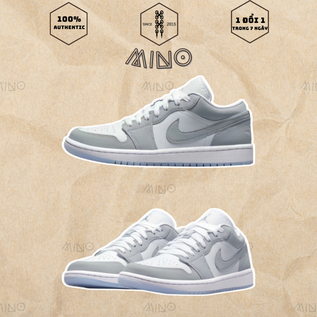 Giày Air Jordan 1 Low Wolf Grey (DC0774-105)