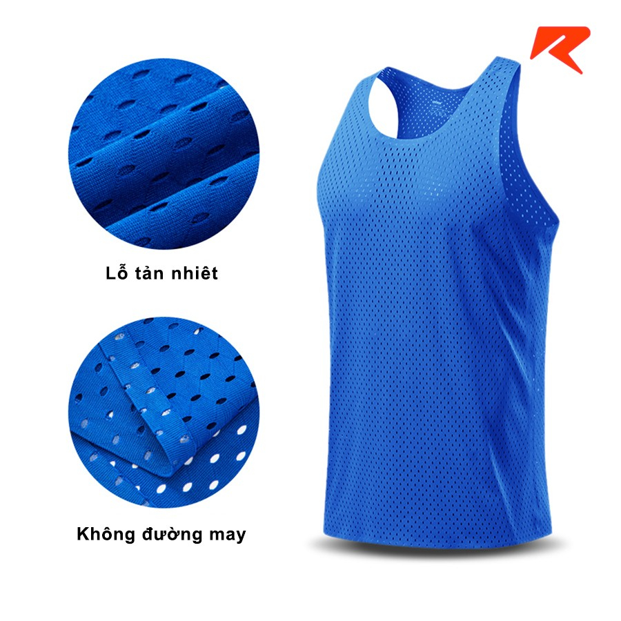 Áo singlet chạy bộ nam áo ba lỗ thể thao nam RUNMANIC ACB01 nhiều màu, thoáng mát thấm hút thoát mồ hôi nhanh