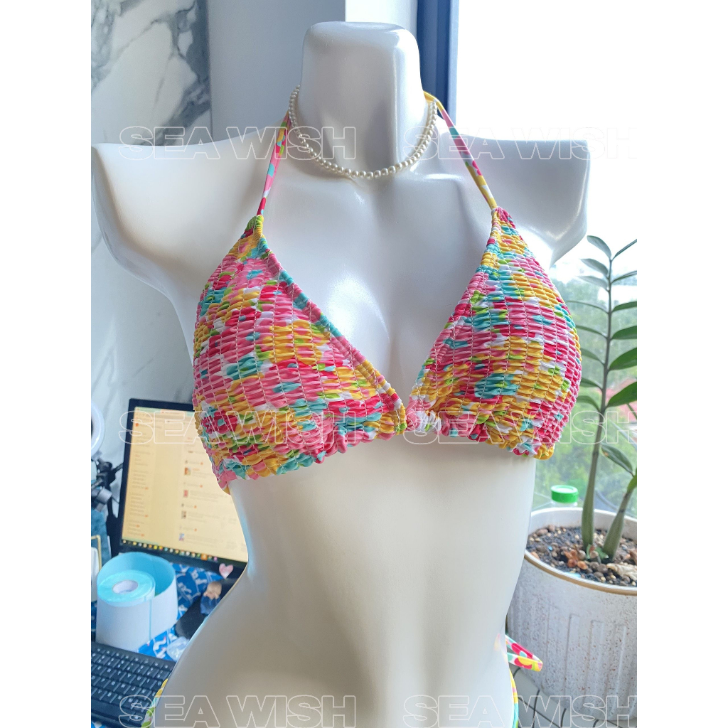 Set bikini hoa nhí 2 mảnh đi biển