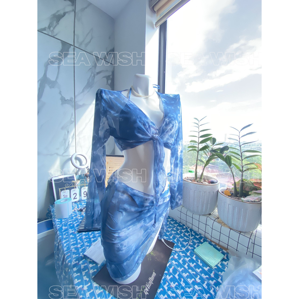 BỘ BIKINI ĐI BIỂN 4 MÓN SIÊU HOT