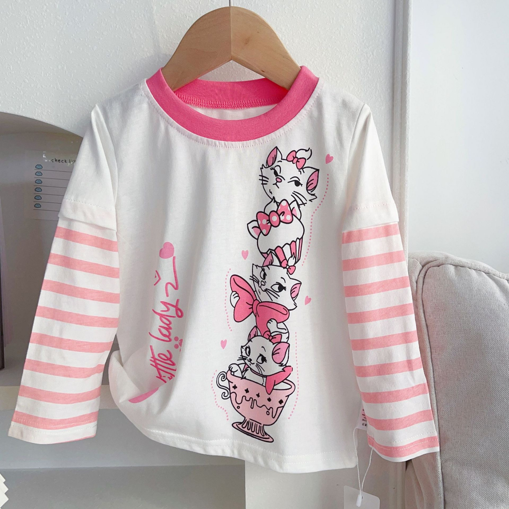 Áo Thun Dài Tay Hoạ Tiết Hoạt Hình Đáng Yêu MD1915 Cho Bé Trai, Bé Gái - Jumping Beans Official Store