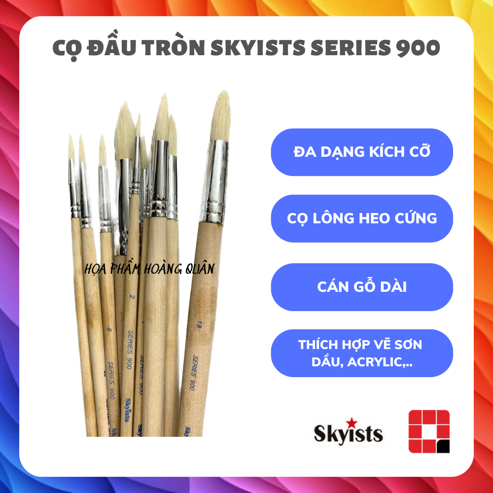 Cọ tỉa Skyists lông heo - Series 900