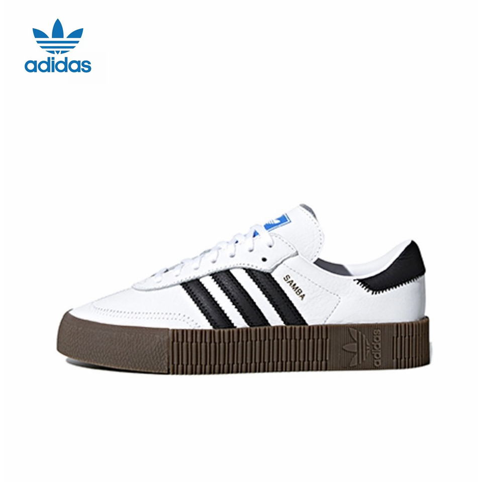 Giày thể thao buộc dây đế thấp đế dày Adidas/SAMBAROSE AQ1134 B28156 cho nữ