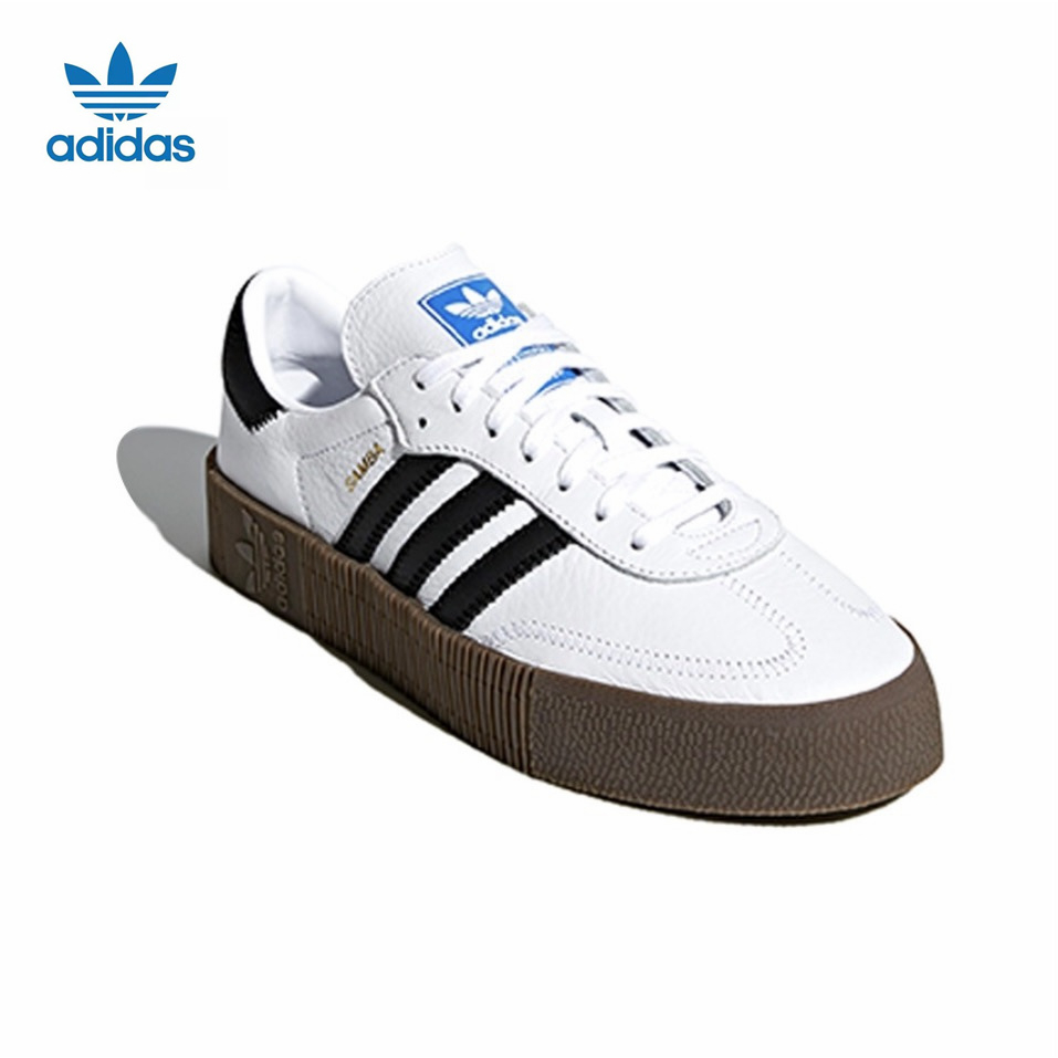 Giày thể thao buộc dây đế thấp đế dày Adidas/SAMBAROSE AQ1134 B28156 cho nữ