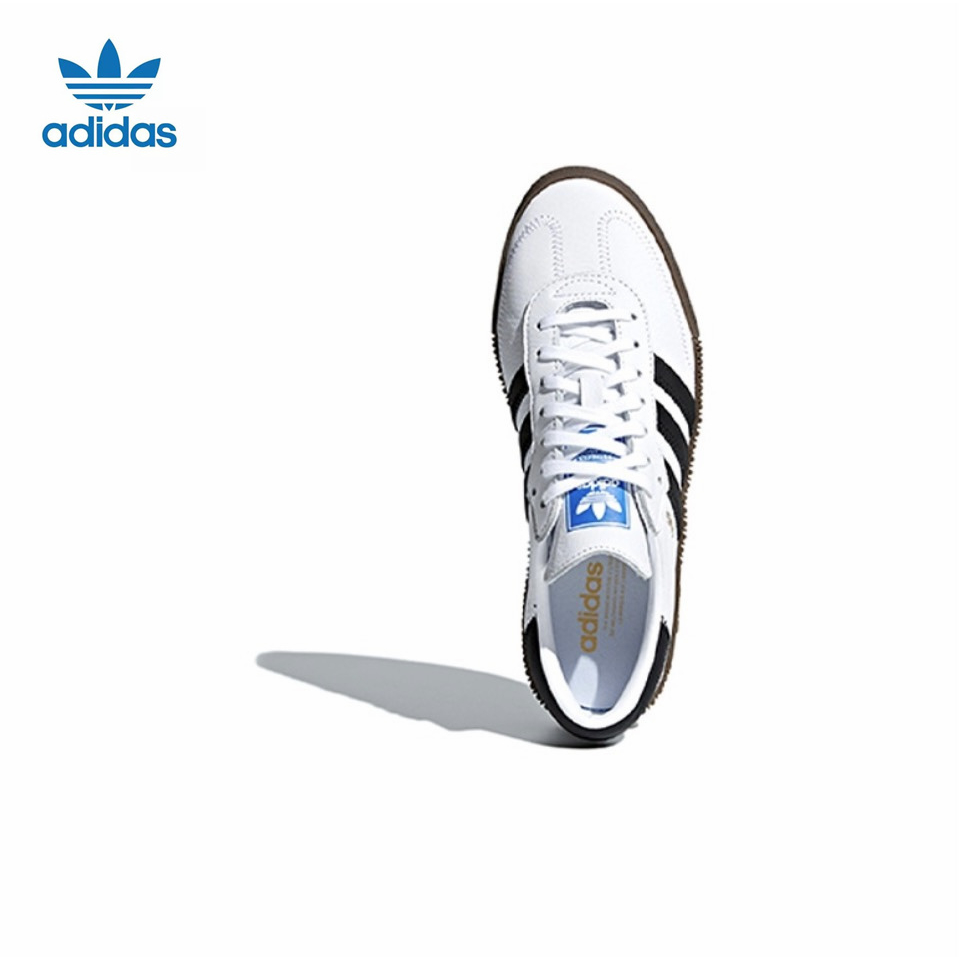 Giày thể thao buộc dây đế thấp đế dày Adidas/SAMBAROSE AQ1134 B28156 cho nữ