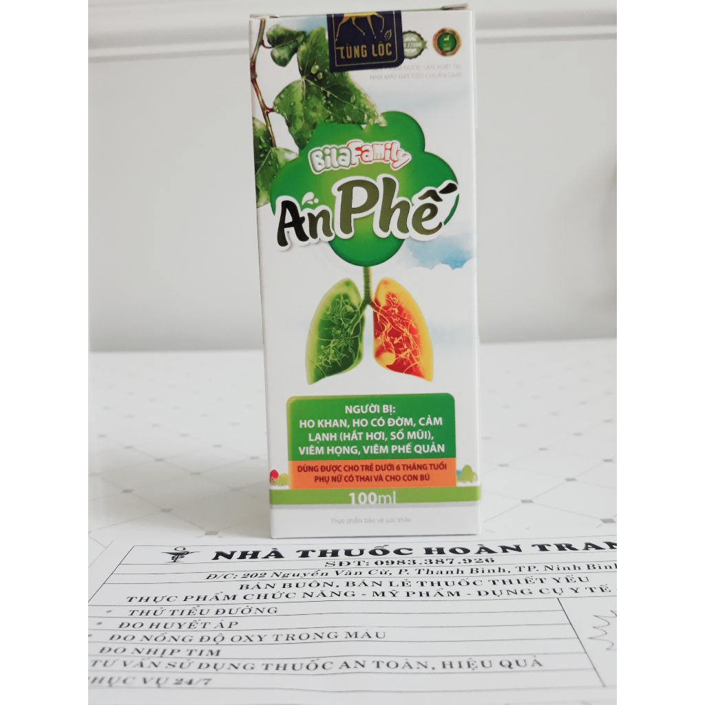 AN PHẾ - BỔ PHỔI ( dùng được cho trẻ sơ sinh và phụ nữ có thai, phụ nữ cho con bú )