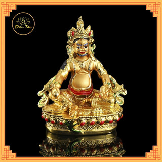 Tượng Hoàng Thần Tài Dzambhala màu tượng phật mật tông đồ thờ cúng phong thủy - shop Diệu Tâm, Hoàng thần tài màu mã 2