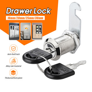 Ổ khóa tủ chén/hộp thư 16mm 20mm 25mm 30mm kèm 2 chìa khóa,khóa tủ trục vuông, khóa tủ gỗ, khóa tủ sắt, khóa tủ hồ sơ