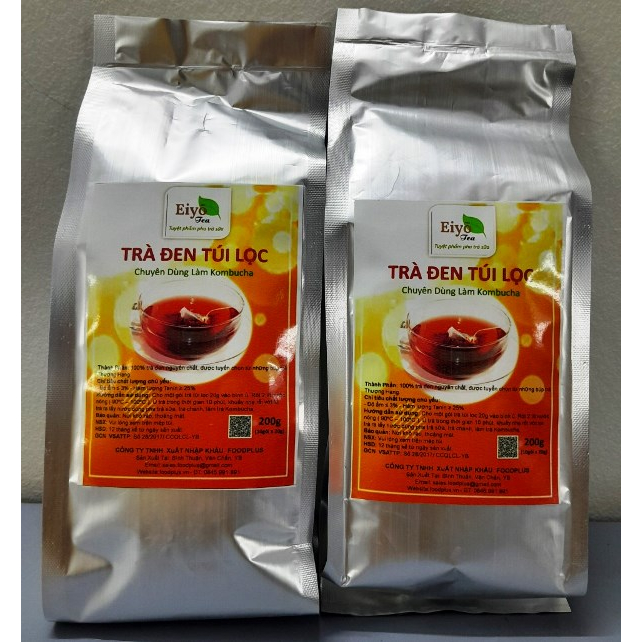 Trà Đen Túi Lọc - Chuyên dùng làm Trà KOMBUCHA .