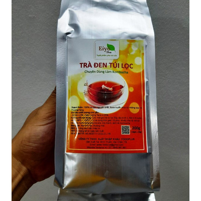 Trà Đen Túi Lọc - Chuyên dùng làm Trà KOMBUCHA .