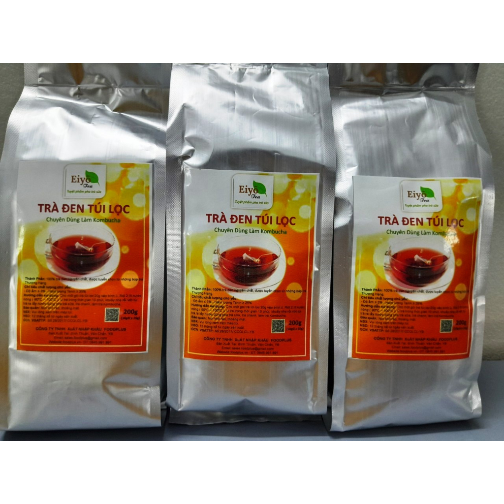 Trà Đen Túi Lọc - Chuyên dùng làm Trà KOMBUCHA .