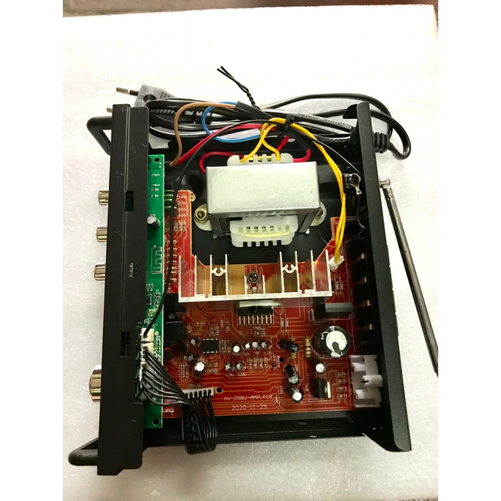 Amply mini bluetooth 12v/220v BT-298a hàng xịn loại 1  nghe nhạc, đánh chim đêm