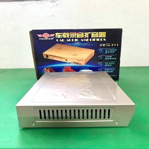 Amply mini 12v FY 711 chuyên bẫy chim đêm hàng bình dân, amply bán hàng rong