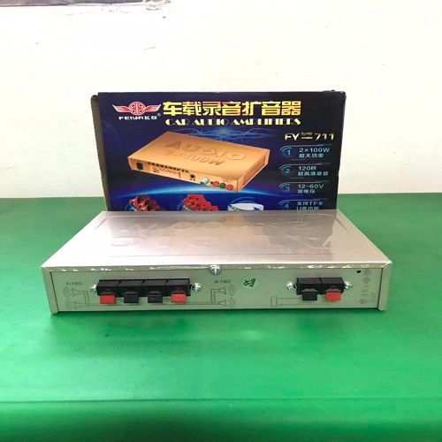 Amply mini 12v FY 711 chuyên bẫy chim đêm hàng bình dân, amply bán hàng rong