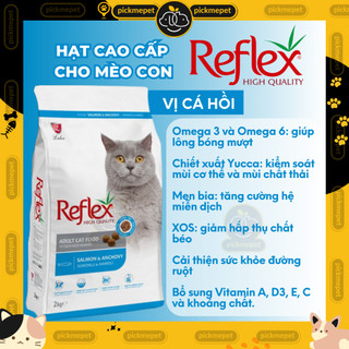 [1kg] Hạt cho mèo Reflex, Reflex Plus