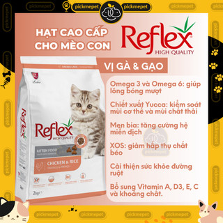 [1kg] Hạt cho mèo Reflex, Reflex Plus