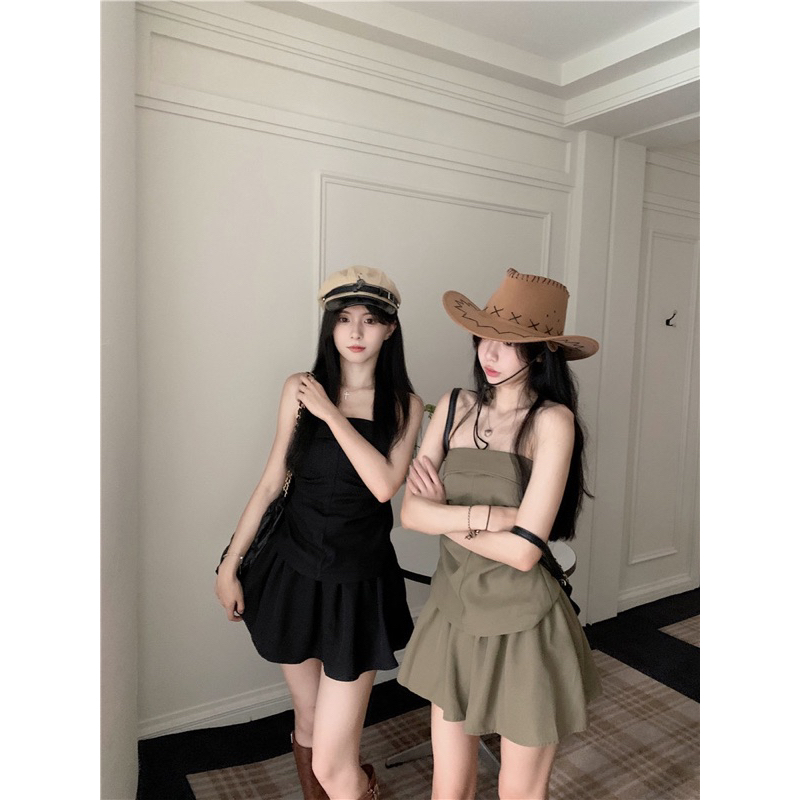 Đồ đôi nữ đôi dành cho nữ ,đôi bạn thân sét áo ống+chân váy