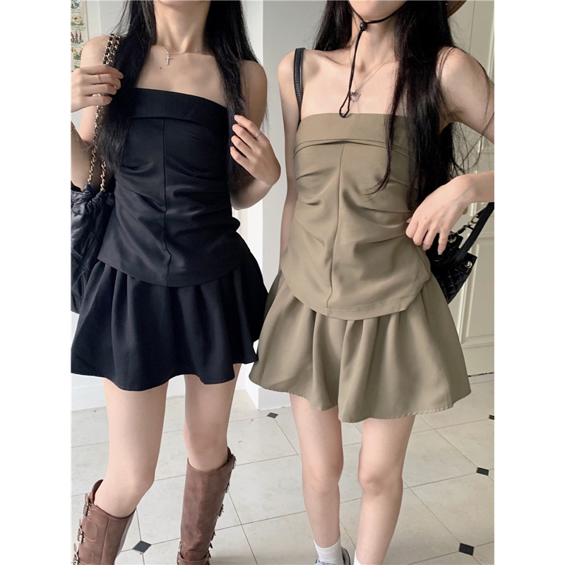 Đồ đôi nữ đôi dành cho nữ ,đôi bạn thân sét áo ống+chân váy