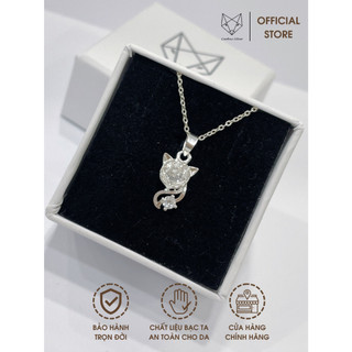 Dây Chuyền Bạc Nữ S925 CaoBac Silver Mặt Hồ Ly Đá Nhọn Phong Cách Cá Tính Cho Bạn Nữ - Trang Sức Cáo Bạc JEWELLERY