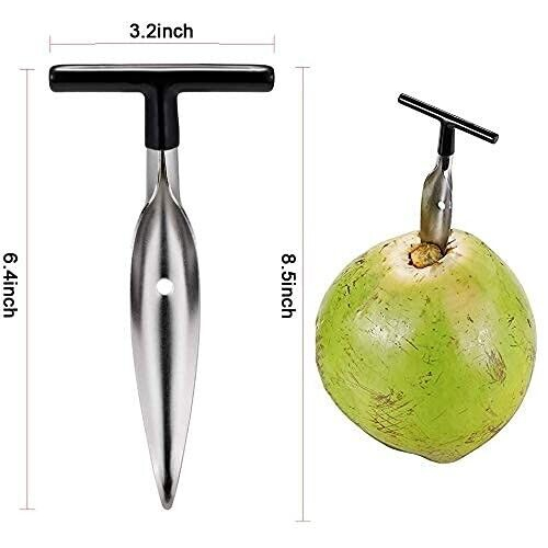 Dụng Cụ Mở Vỏ Dừa Non Bằng Thép Không Gỉ Siêu Nhanh Tiện Dụng Coconut Opener Tools PVN5015