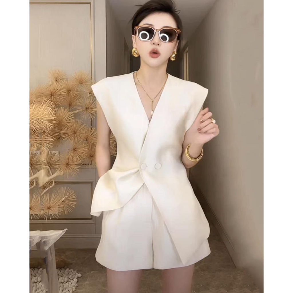 Set chờm tay 2 cúc cùng quần ECLIPSE CLOTHING