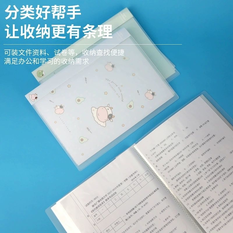 Bìa lá đựng tài liệu 2 mặt 40 60 tờ nhiều hình