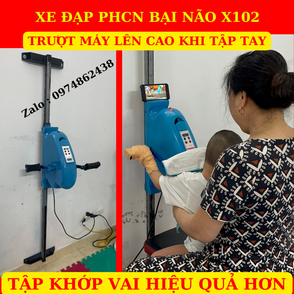 Máy Tập Tay Chân Bại Não | Dụng Cụ Phục Hồi Chức Năng Bại Não